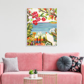 Vögel im Garten Leinwanddruck (Insitu (Wohnzimmer))