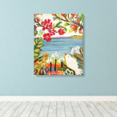 Vögel im Garten Leinwanddruck (Insitu (Holzboden))