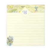 Vögel im Garten Notizblock (Vorderseite)