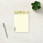 Vögel im Garten personalisiert Post-it Klebezettel (Büro)