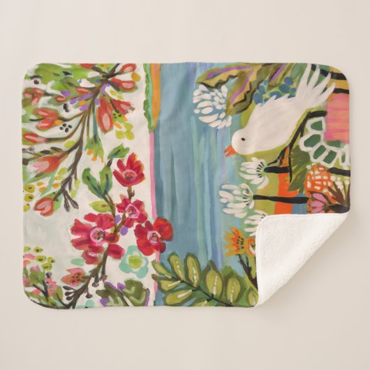 Vögel im Garten Sherpadecke (Vorderseite (Horizontal))