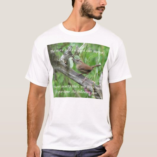 Vögel im Garten-T - Shirt (Vorderseite)