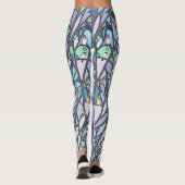 Vögel im Glasbaum Leggings (Rückseite)