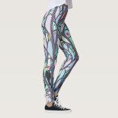 Vögel im Glasbaum Leggings (Rechts)
