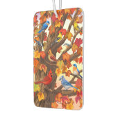 Vögel im Herbst Ahornbaum Autolufterfrischer (Links)