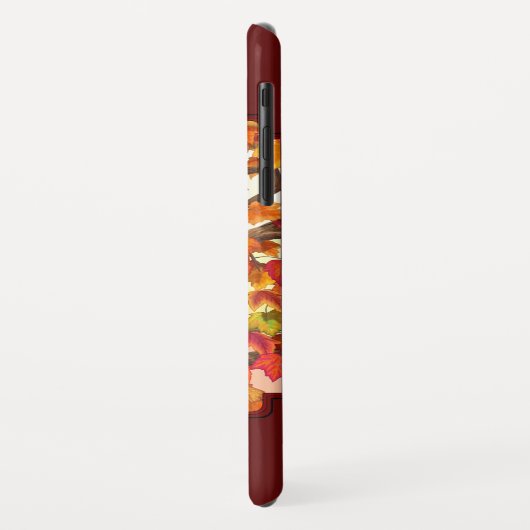 Vögel im Herbst Ahornbaum rot Case-Mate iPhone Hülle (Hinten/Links)