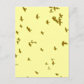 Vögel im Himmel Postkarte (Vorderseite)