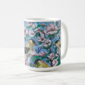 Vögel im Hinterhof Niedlich Kaffeetasse (VorderseiteRechts)