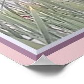 Vogel im hohen Gras Poster (Ecke)