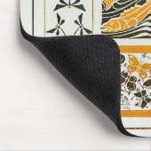 Vögel im Jugendstil von Maurice Verneuil Mousepad (Ecke)