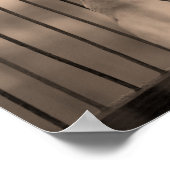 Vogel im Käfig Poster (Ecke)