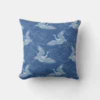 Vögel im Muster der blauen chinesischen Keramik