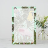 Vögel im Paradies Briefpapier (Stehend Vorderseite)