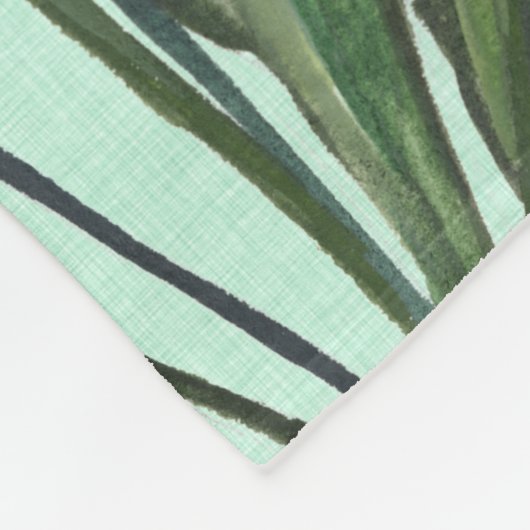 Vögel im Paradies - Große Vögel Fleecedecke (Ecke)