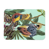 Vögel im Paradies - Große Vögel Magnet (Horizontal)