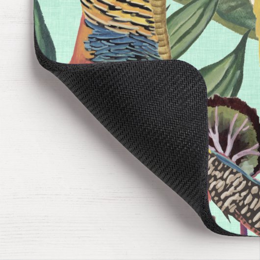 Vögel im Paradies - Große Vögel Mousepad (Ecke)