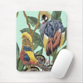 Vögel im Paradies - Große Vögel Mousepad (Mit Mouse)