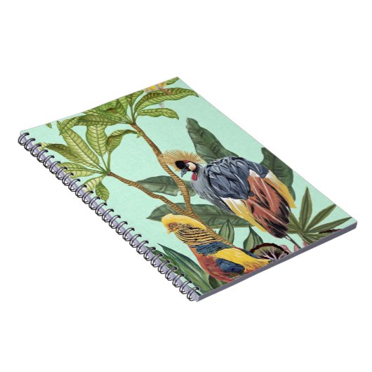 Vögel im Paradies - Große Vögel Notizblock (Rechte Seite)