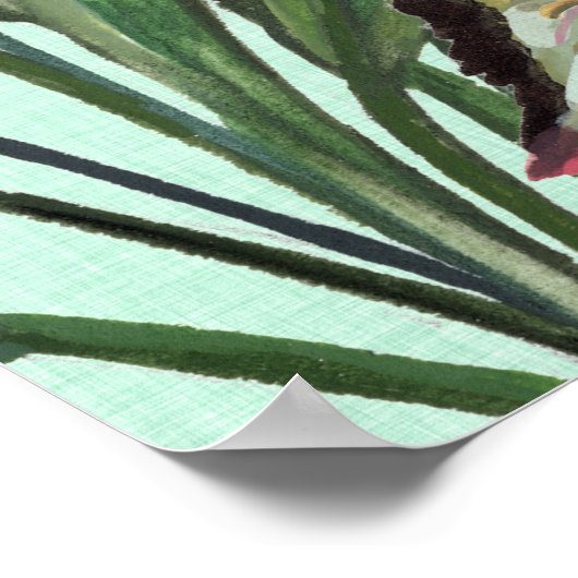 Vögel im Paradies - Große Vögel Poster (Ecke)