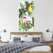 Vögel im Paradies Leinwanddruck (Insitu (Schlafzimmer))