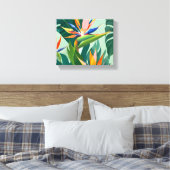 Vögel im Paradies Leinwanddruck (Insitu (Schlafzimmer))