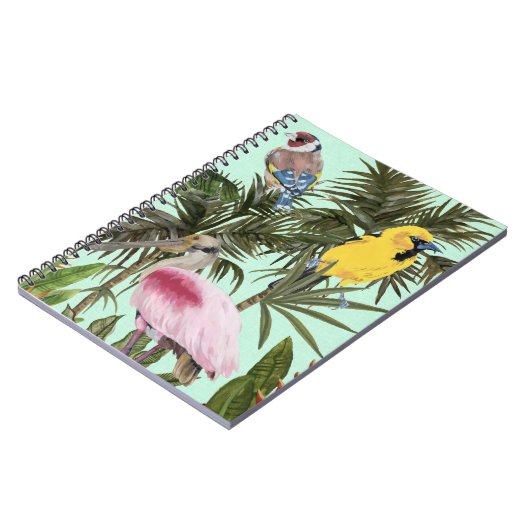 Vögel im Paradies Notizblock (Linke Seite)