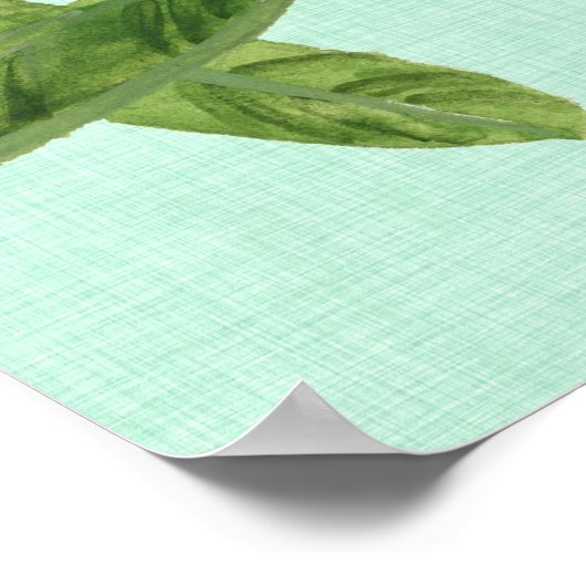 Vögel im Paradies Poster (Ecke)