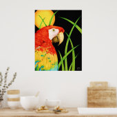 Vogel im Paradies Poster (Küche)