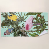 Vögel im Paradies Strandtuch (Vorderseite)