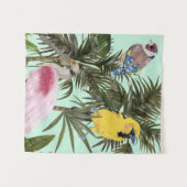 Vögel im Paradies Wandteppich (Vorderseite (Horizontal))