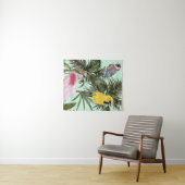 Vögel im Paradies Wandteppich (Beispiel (Horizontal))