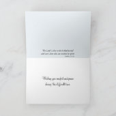 Vogel im Regen-Beileid Karte (Innenseite)