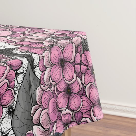 Vögel im Rosa-lila-Garten Tischdecke (Beispiel)