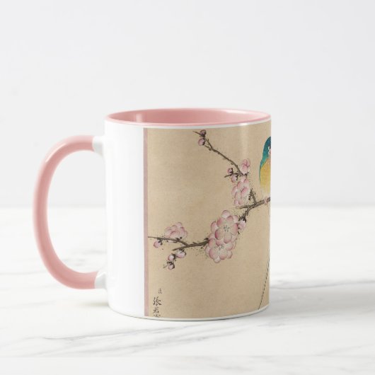Vogel im Sakura-Baum Tasse (Links)