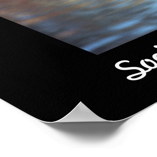 Vögel im Stadium Poster (Ecke)