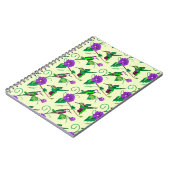 Vögel im Sun-Notebook Notizblock (Linke Seite)