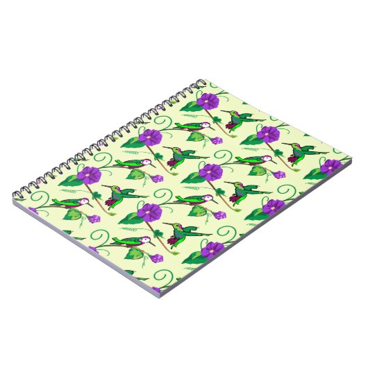 Vögel im Sun-Notebook Notizblock (Linke Seite)