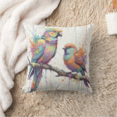 Vögel im Überfluss Kissen (Decke)