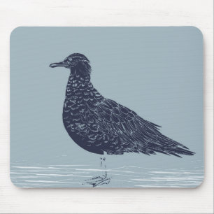 Vogel im Wasser Mousepad