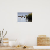 Vögel im Wasserplakat Poster (Küche)