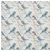 Vögel im Winter Stoff (Muster)