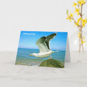 Vogel-Image für Get well-Karte Karte (Gelbe Blume)