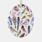 Vögel in Amerika - Heimtiere und wild lebende Vöge Keramik Ornament (Rechts)