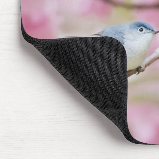 Vogel in Blossom Tree Mousepad (Ecke)