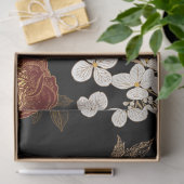 Vogel in Blume Bloom Seidenpapier (Geschenk)