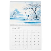 Vögel in chinesischer Tinte – Kalender (Jan 2027)