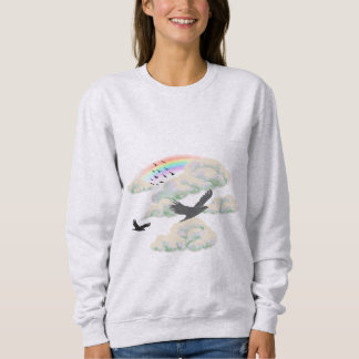 Vögel in den Wolken Sweatshirt