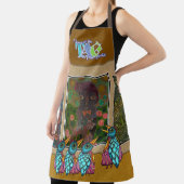 Vögel in der Galerie All-over-Print-Schürze Schürze (InSitu)
