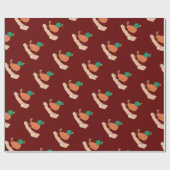 Vögel in der Hand Geschenkpapier (Flach)