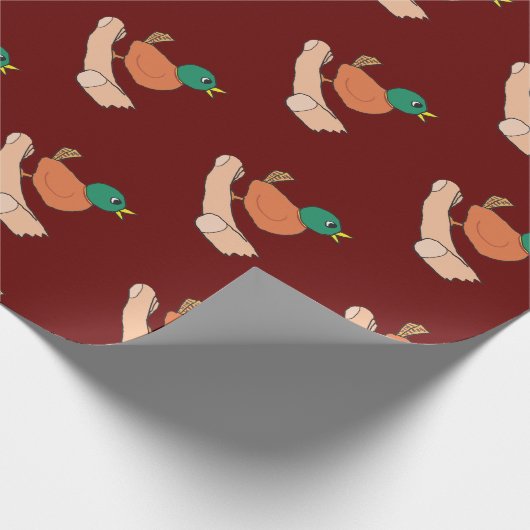 Vögel in der Hand Geschenkpapier (Ecke)